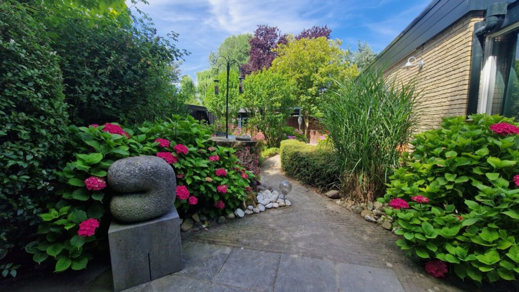 Bloeiende tuin